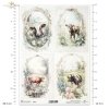 Papel de arroz para decoupage R2570